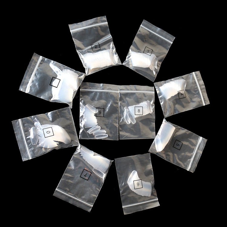 500 transparent natural fake nails - Zambeel