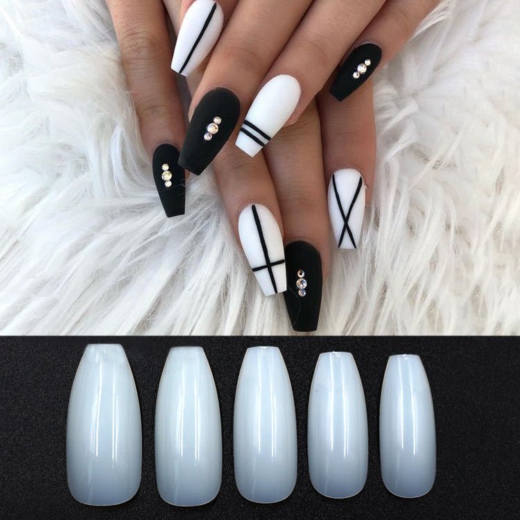500 transparent natural fake nails - Zambeel